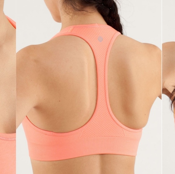 lululemon athletica Other - Lululemon Ebb and Flow Bra Pop Orange